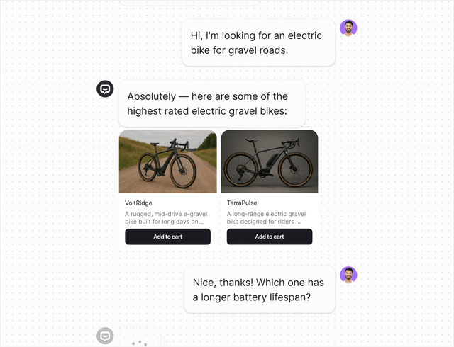 AI agent in Text App for multi-channel support